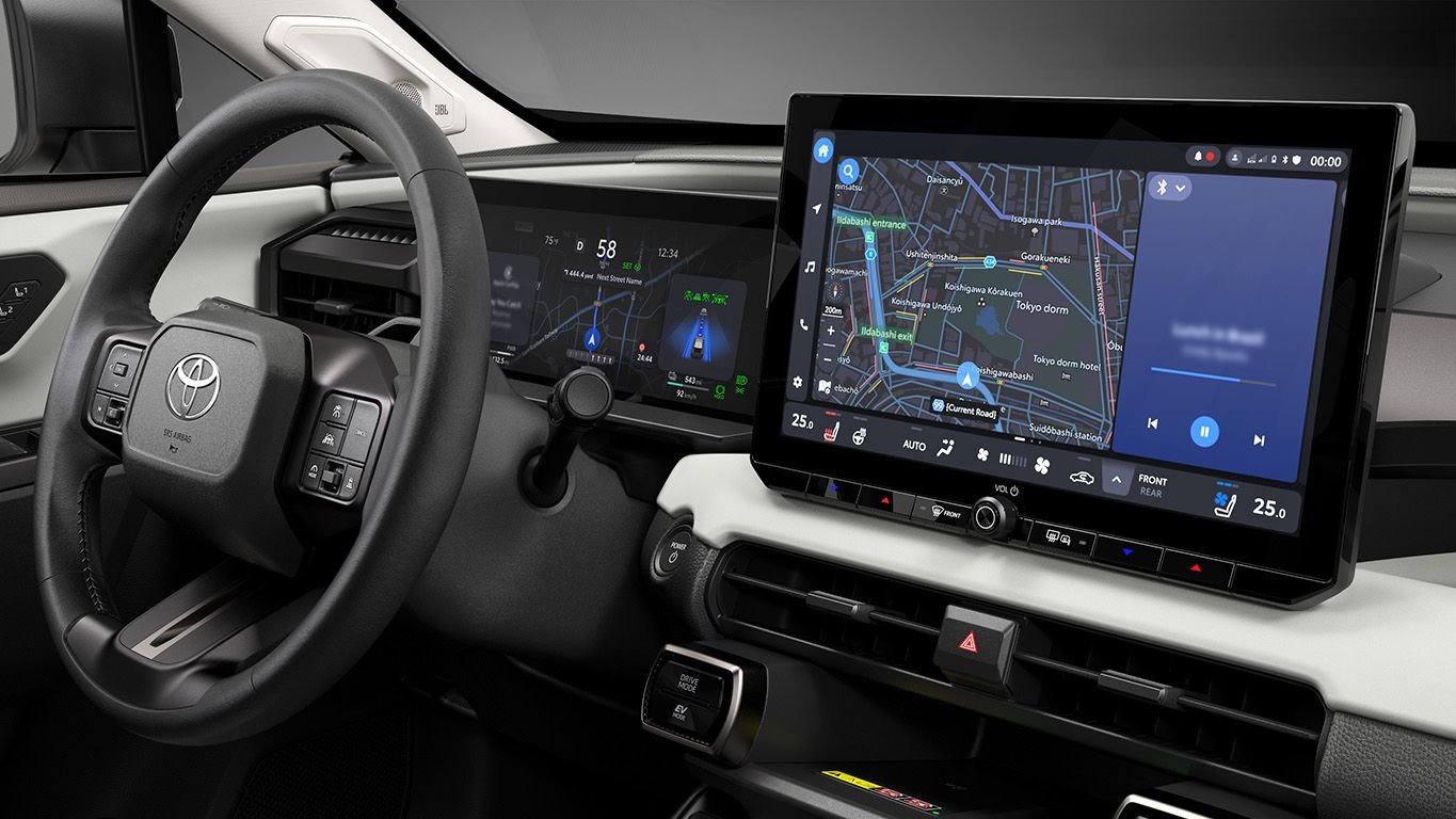 نمایشگر Apple CarPlay راو۴ هیبرید